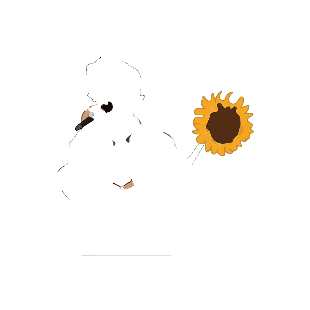 Harry Sunflower Sticker